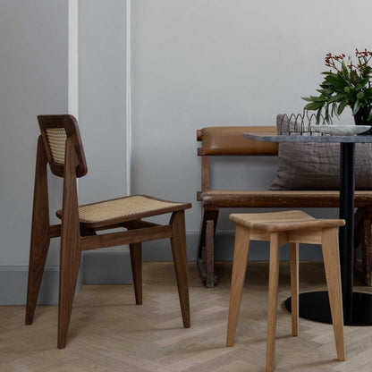 C-Chair French Cane | Oiled American Walnut Frame