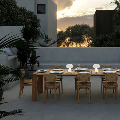 C-Chair Outdoor Dining Chair | Woven Polyethelene Cord