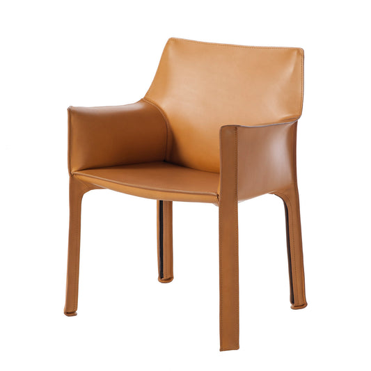 Cab 413 Arm Chair | Cognac Hide