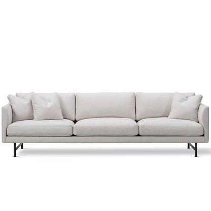 Calmo 3 Seat Sofa | Pearl Grey Ruskin 10 Upholstery