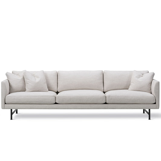 Calmo 3 Seat Sofa | Pearl Grey Ruskin 10 Upholstery