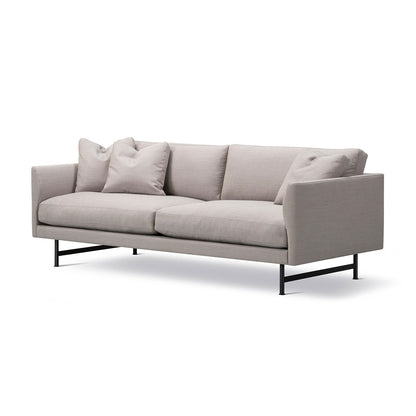 Calmo 2 Seat Sofa | Pearl Grey Ruskin 10 Upholstery