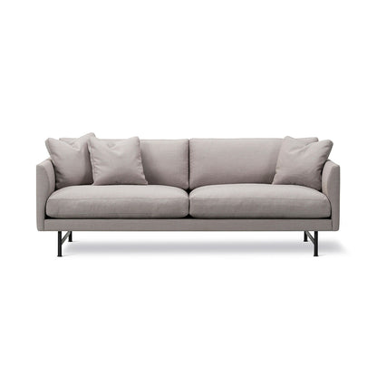 Calmo 2 Seat Sofa | Pearl Grey Ruskin 10 Upholstery