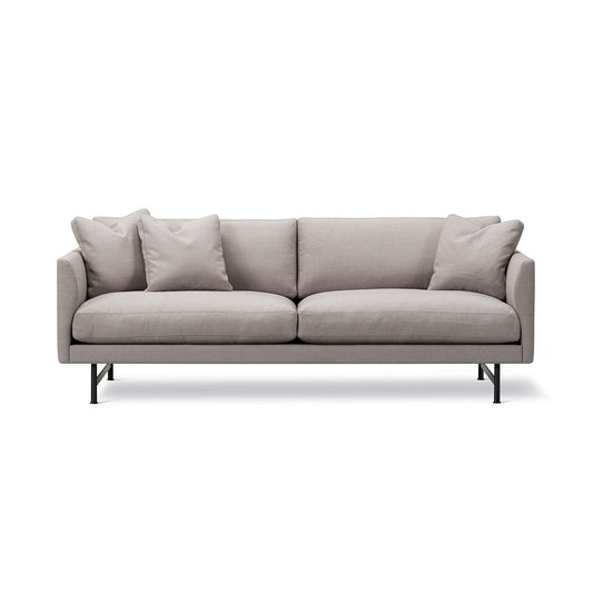 Calmo 2 Seat Sofa | Pearl Grey Ruskin 10 Upholstery
