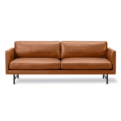 Calmo 2 Seat Sofa | Cognac 72 Premium Leather