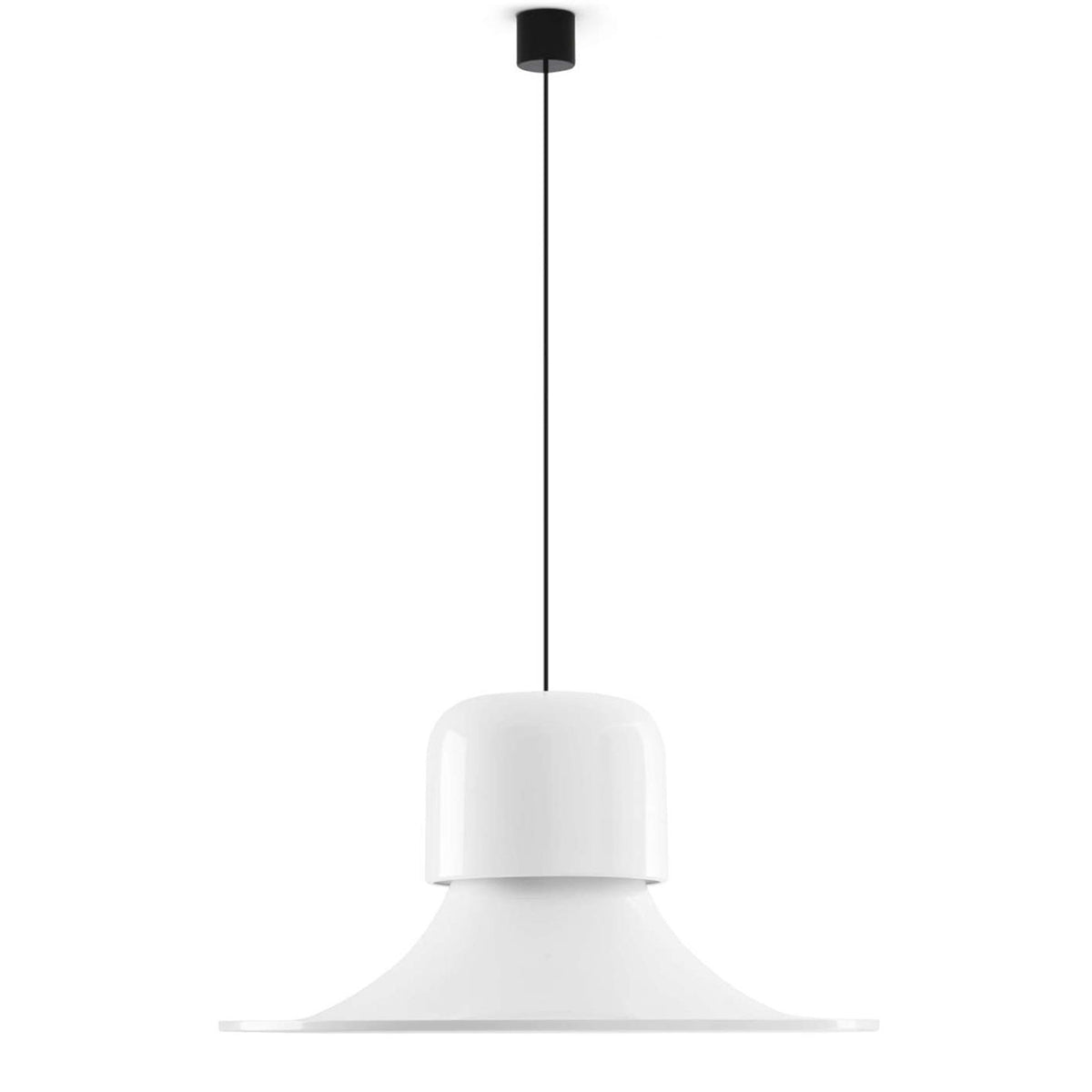 Campana Pendant Light | All White Grey