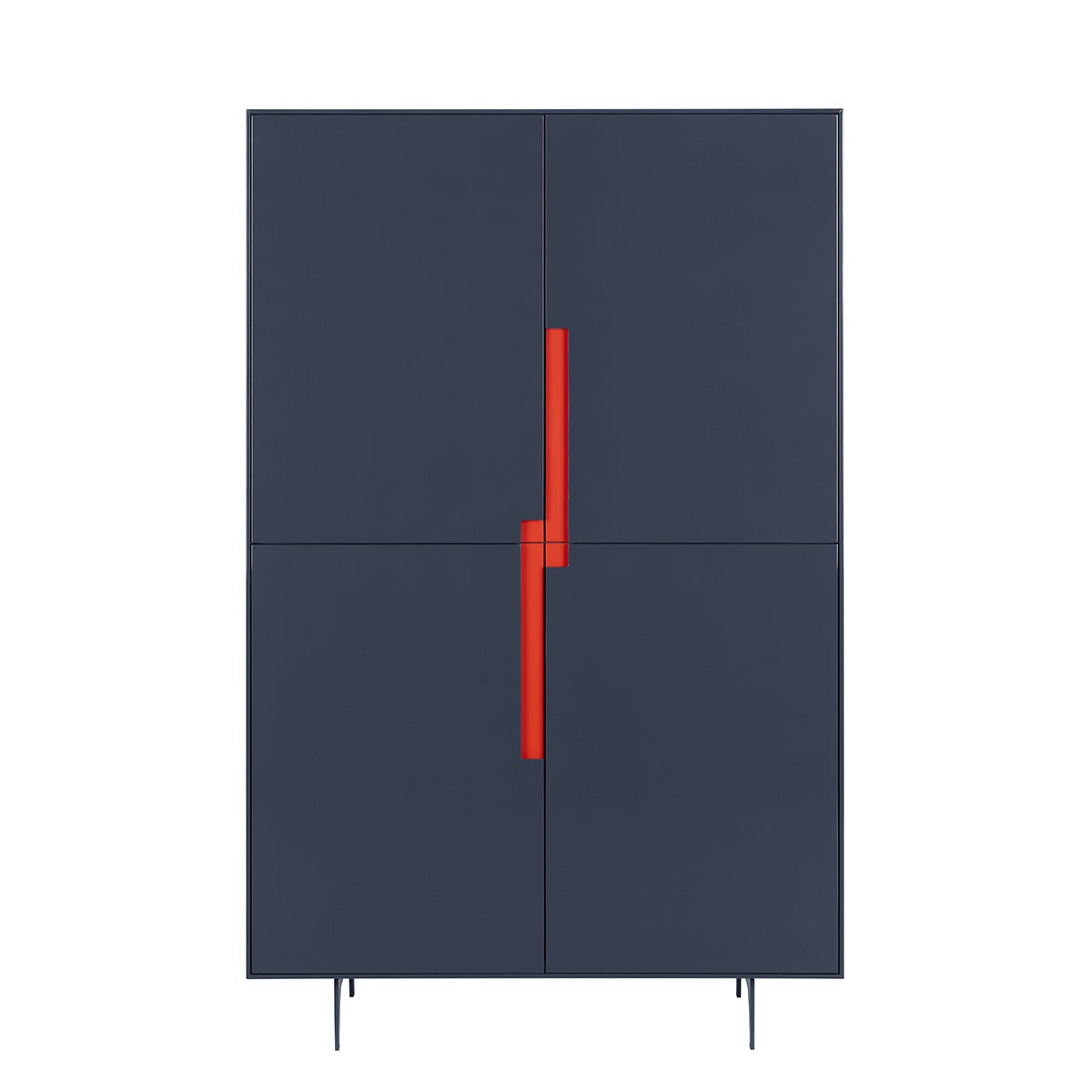 Canvas Cabinet | Steel Blue Body and Legs