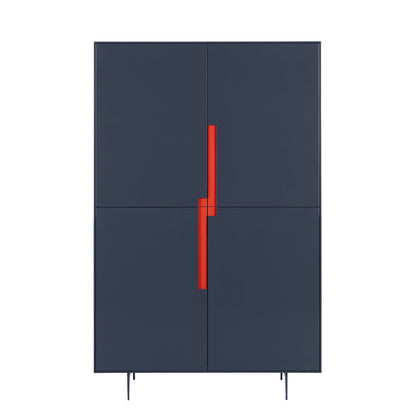 Canvas Cabinet | Steel Blue Body and Legs