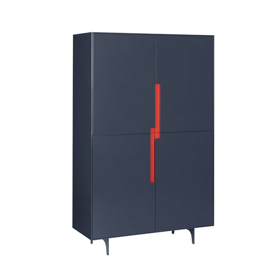 Canvas Cabinet | Steel Blue Body and Legs