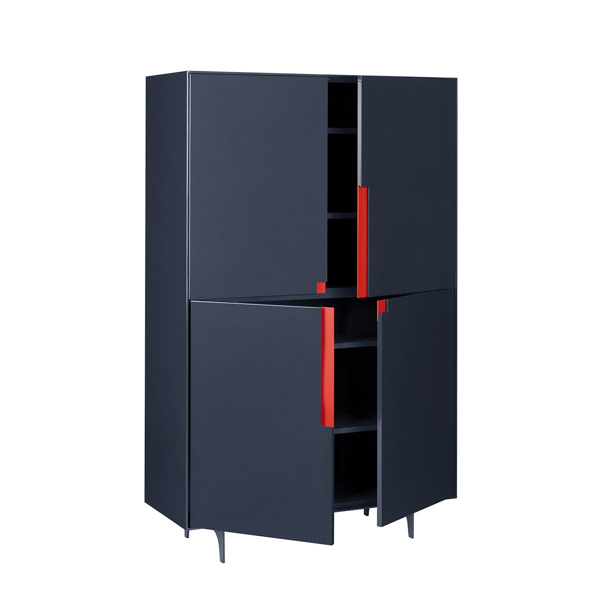 Canvas Cabinet | Steel Blue Body and Legs