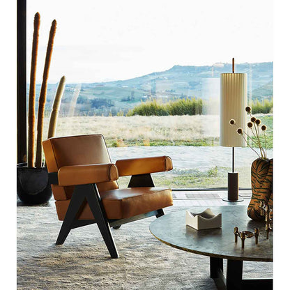 Capitol Complex Lounge Chair | Naturale 13Z360 Leather