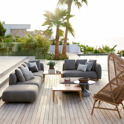 Capture Corner Sofa | Taupe Caneline Air Touch Upholstery