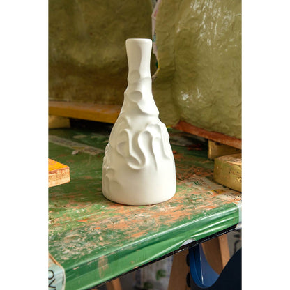 Casa de Familia Bottle | White matte glazed ceramic
