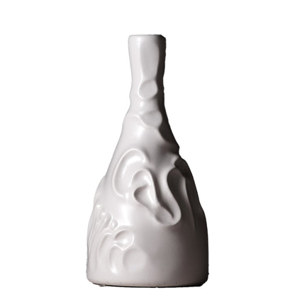 Casa de Familia Bottle | White matte glazed ceramic