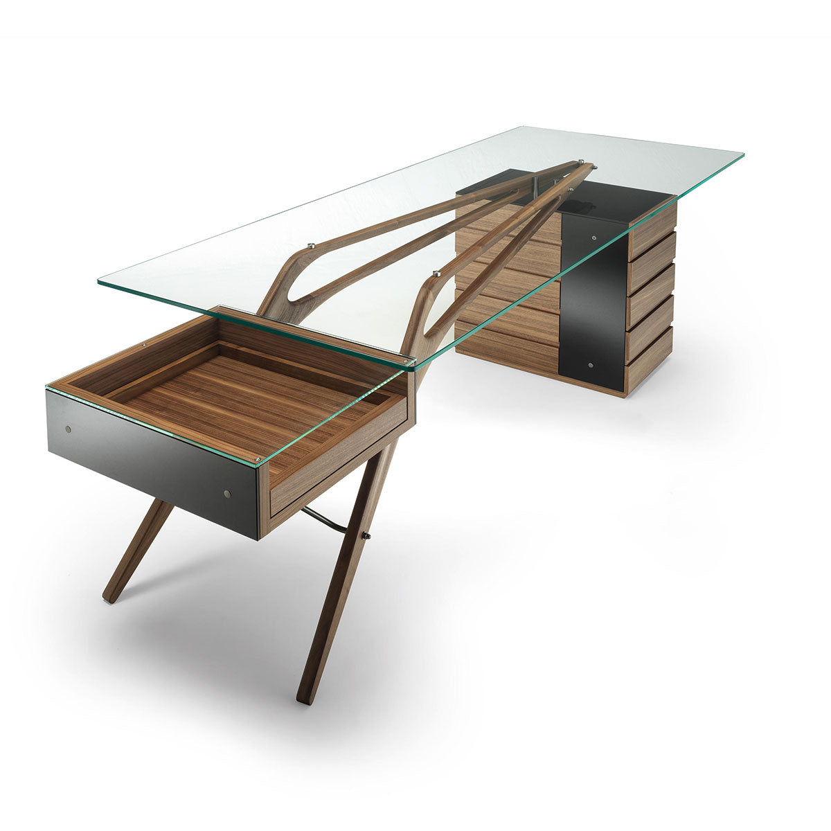Cavour Desk | Canaletto Walnut Frame