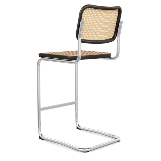 Cesca Counter Stool | Black Stained Beech with Natural Cane