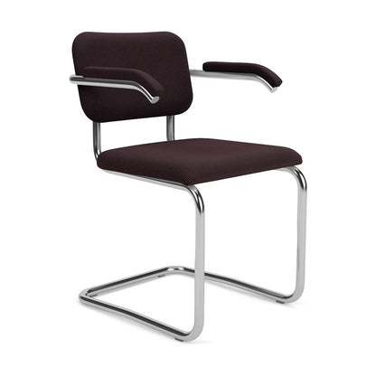 Cesca Arm Chair Upholstered | Grey Cato Fabric Upholstery