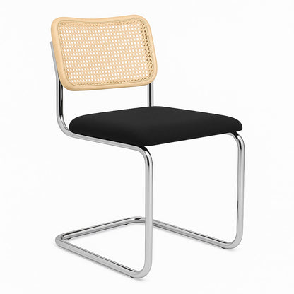 Cesca Chair Upholstered Seat | Black Divina 191 Seat