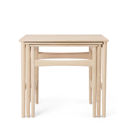 CH004 Nesting Tables | Oak White Oiled Top
