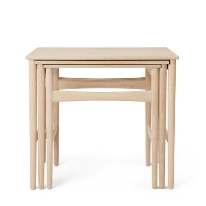 CH004 Nesting Tables | Oak White Oiled Top