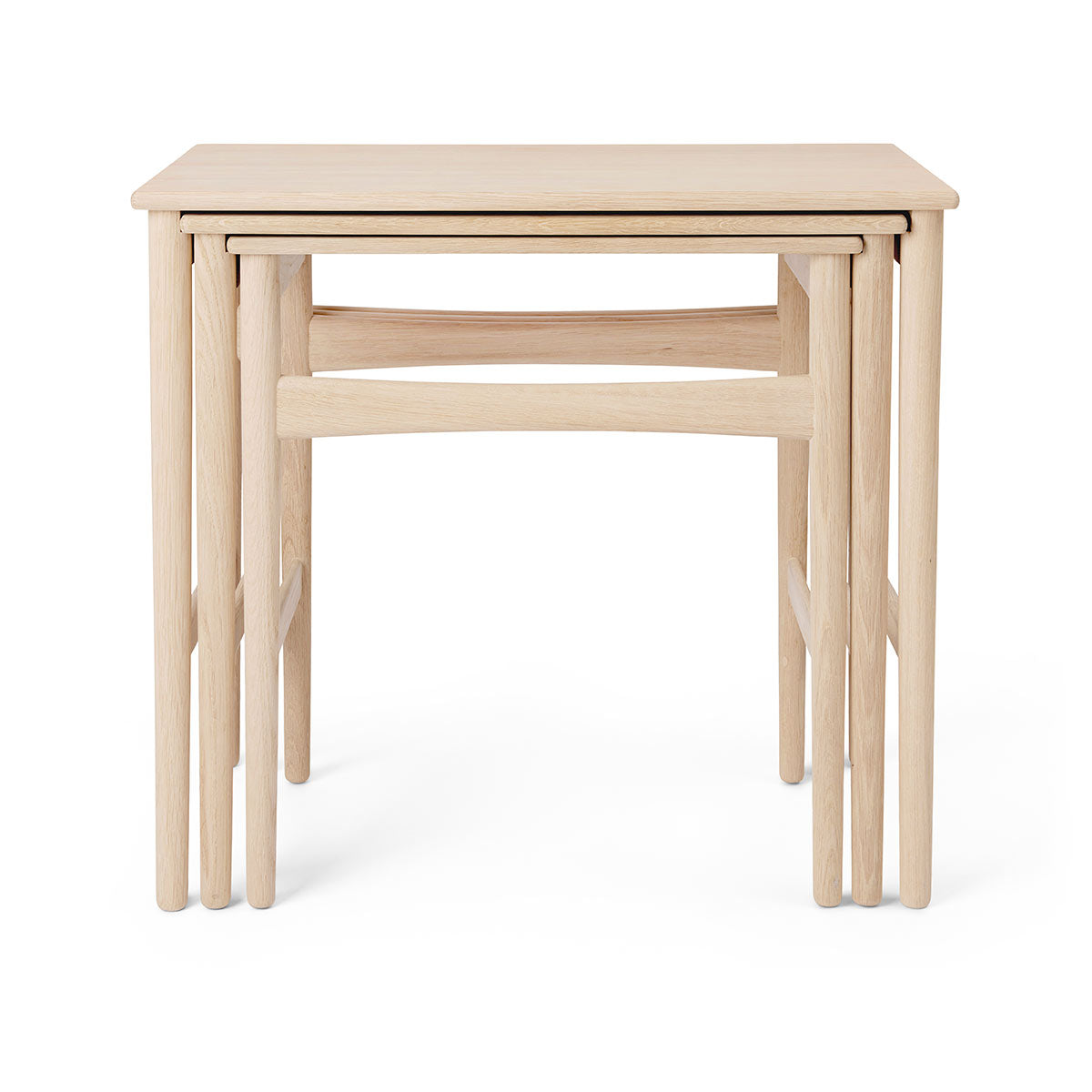 CH004 Nesting Tables | Oak Soaped Top