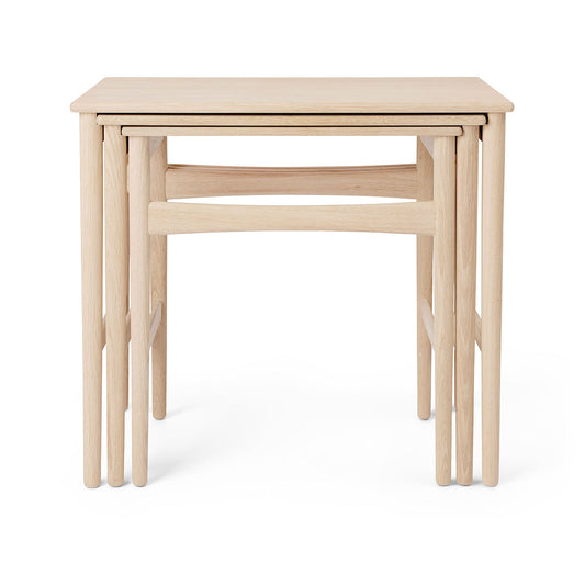 CH004 Nesting Tables | Oak Soaped Top