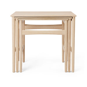 CH004 Nesting Tables | Oak White Oiled Top