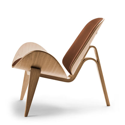 CH07 Shell Chair | Leather Thor 307 Cognac