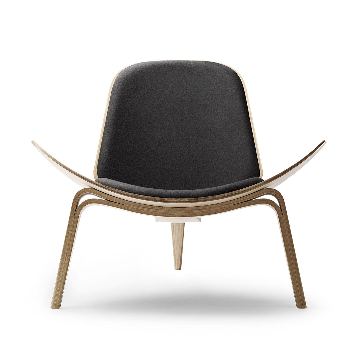 CH07 Shell Chair | Divina 181 Dark Grey
