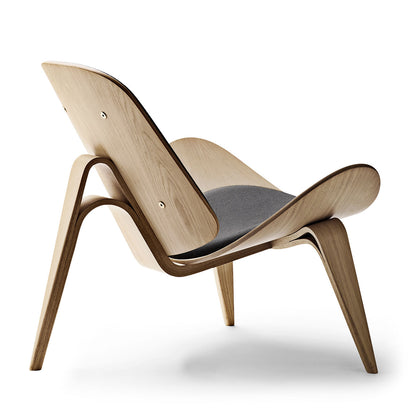CH07 Shell Chair | Divina 181 Dark Grey