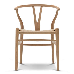 CH24 Wishbone Chair | Oak Frame White Pigmented Oil Finish