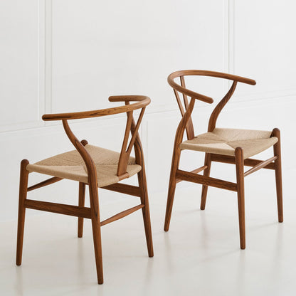 CH24 Wishbone Chair | Oak Frame Lacquered Black