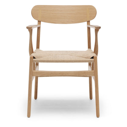 CH26 Dining Chair | Natural Papercord Seat Oiled Oak Frame