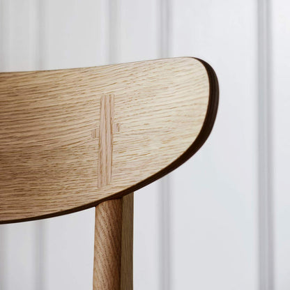 CH30P Dining Chair | Black Loke 7150 Leather Seat