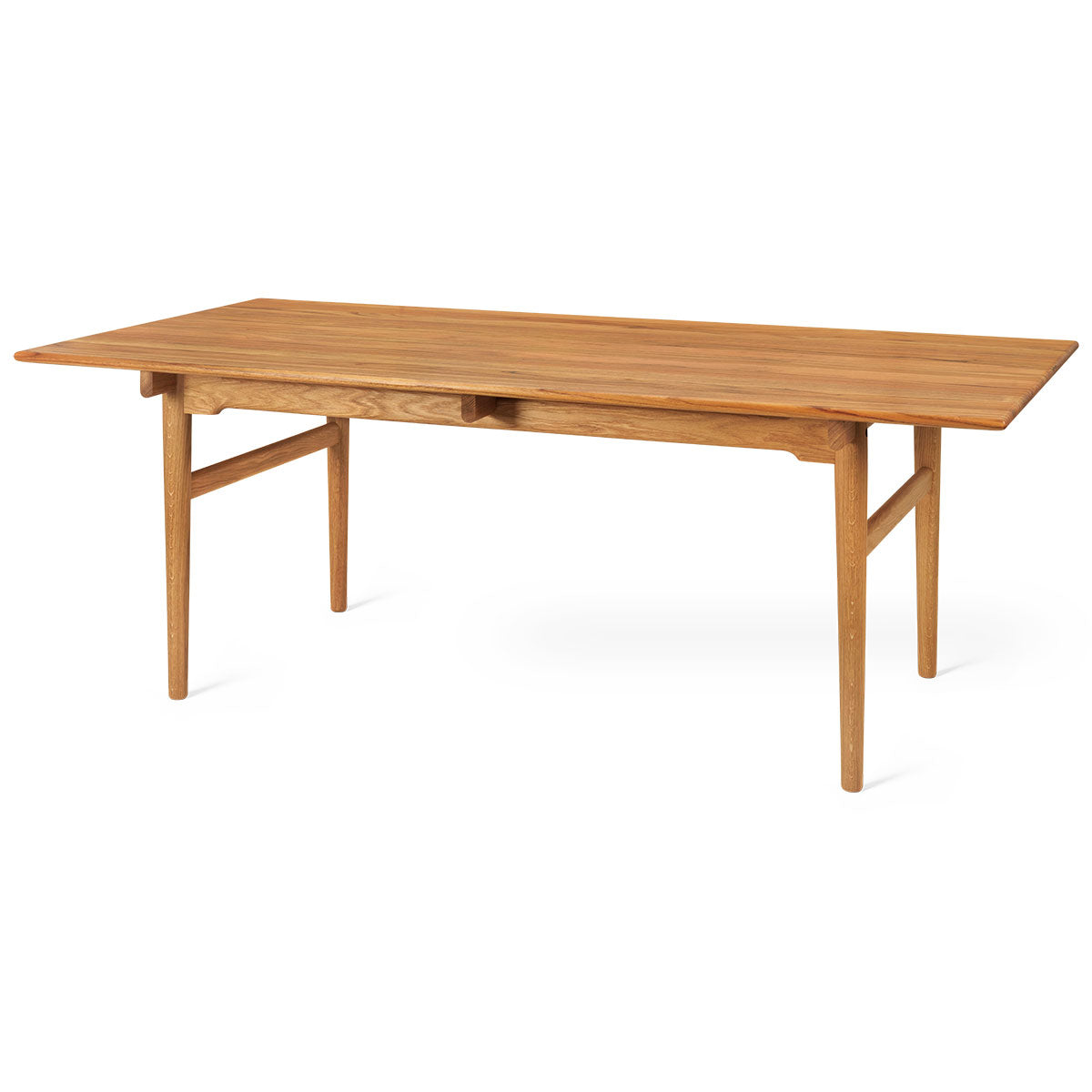 CH327 Dining Table 190cm | Oiled Teak Table Top