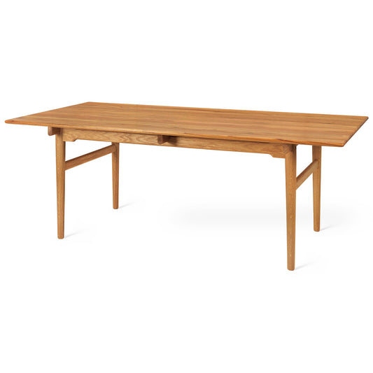 CH327 Dining Table 190cm | Oiled Teak Table Top