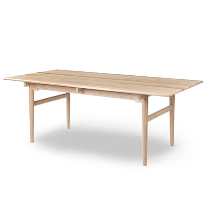 CH327 Dining Table 190cm | Solid Oak Table Top and Base