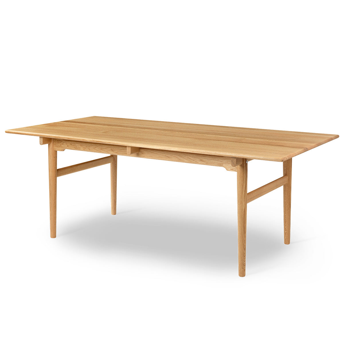 CH327 Dining Table 190cm | Solid Oak Table Top and Base