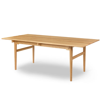 CH327 Dining Table 190cm | Solid Oak Table Top and Base