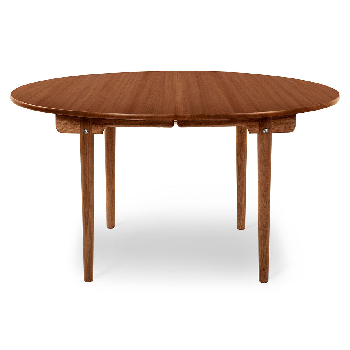 CH337 Extendable Table | Oiled Mahogany Top and Frame