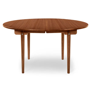 CH337 Extendable Table | Oiled Mahogany Top and Frame