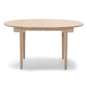 CH337 Extendable Table | Soaped Oak Top and Frame