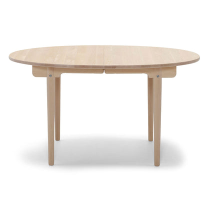 CH337 Extendable Table | Soaped Oak Top and Frame