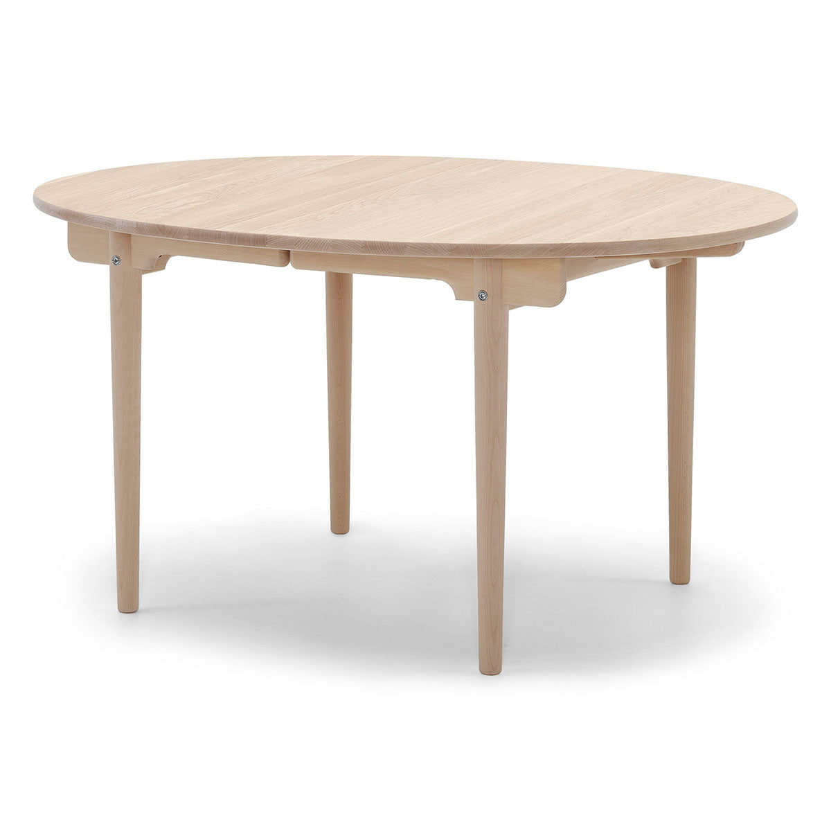 CH337 Extendable Table | Soaped Oak Top and Frame