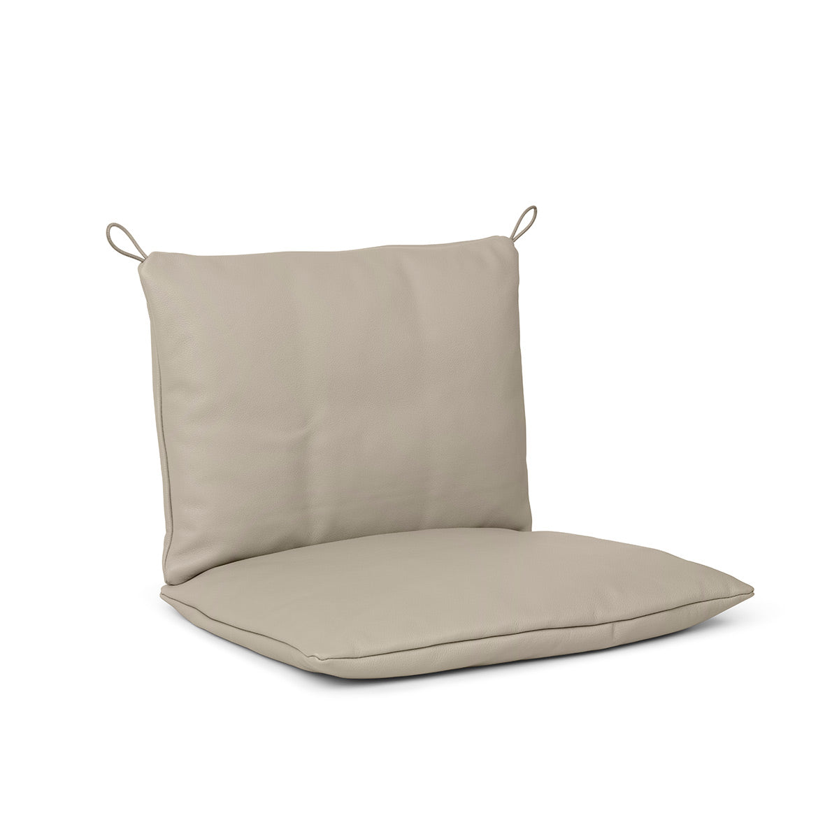 CH44 Cushion Set | Thor 310 Pale Grey Leather Seat and Back