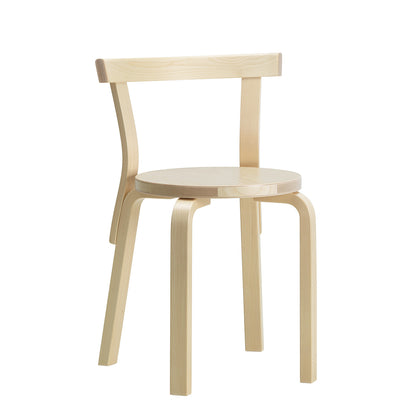 68 Chair | Birch Veneered Lacquered Seat