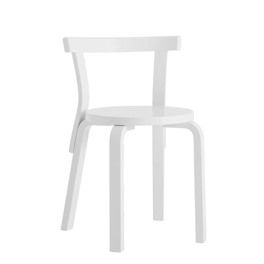 68 Chair | Birch White Lacquered Seat