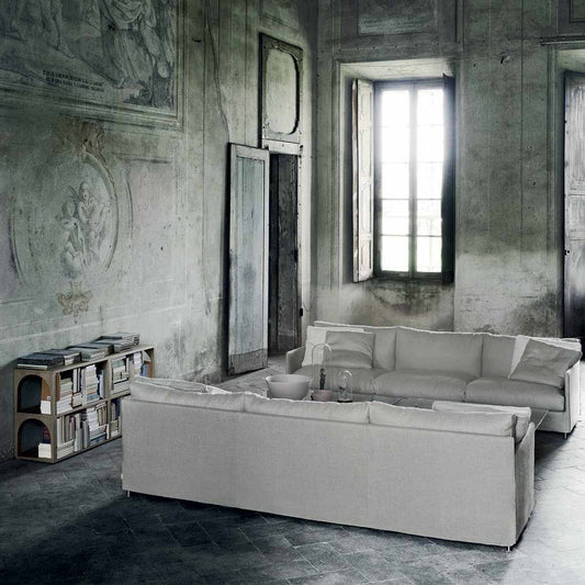 Chemise Sofa 270cm | Ecru 10 Tosca Upholstery