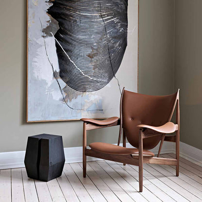 Chieftain Lounge Chair | Walnut Elegance Leather Upholstery