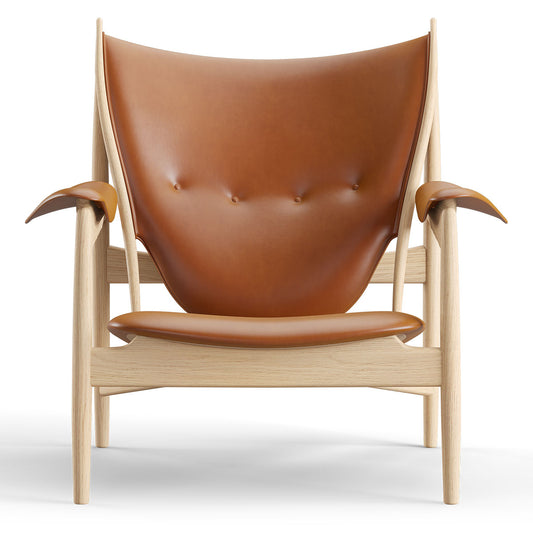 Chieftain Lounge Chair | Walnut Elegance Leather Upholstery